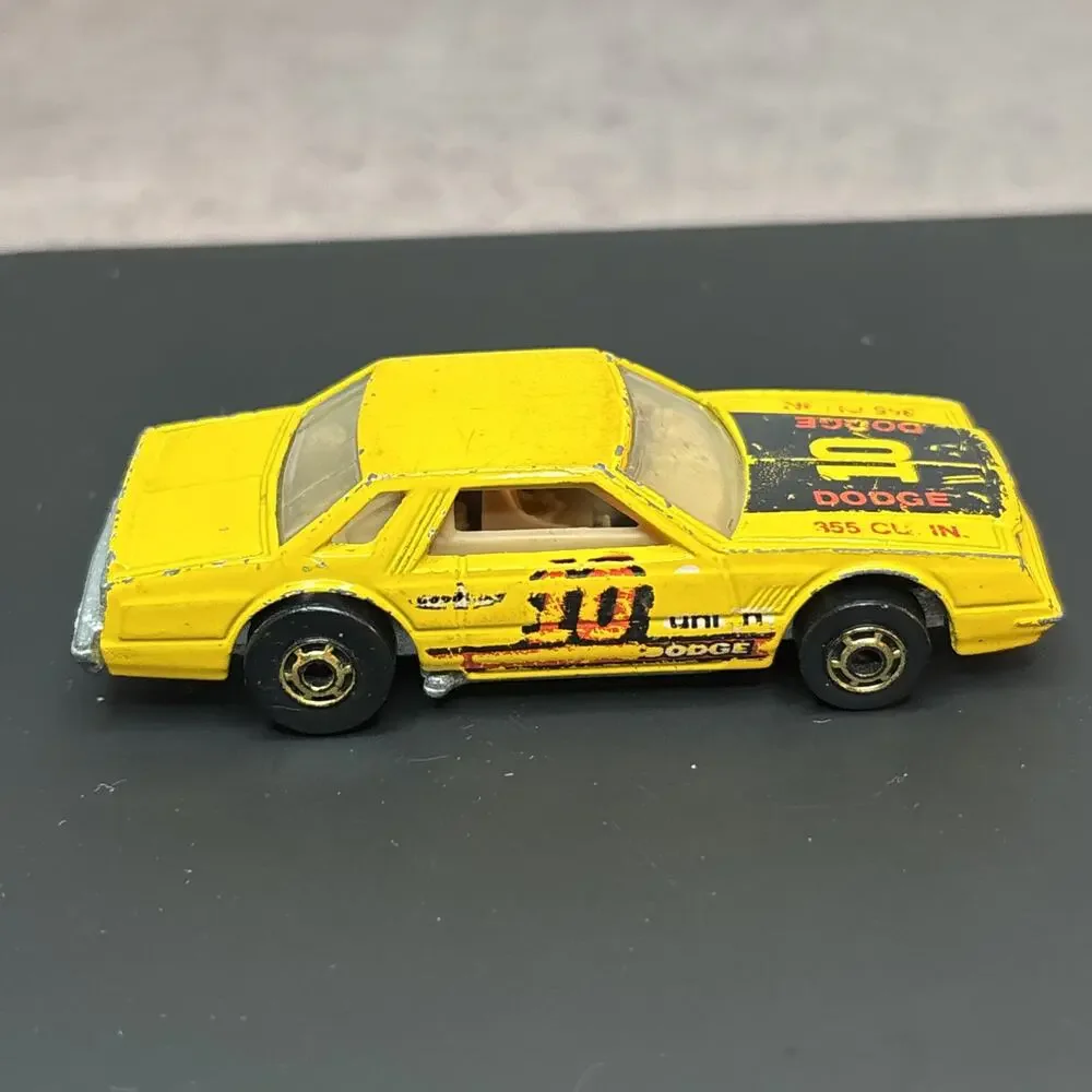 Hot Wheels 1980 MIRADA STOCKER Hong Kong Yellow Black Dodge 10 355 Vintage